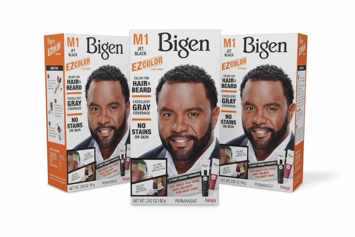 Bigen M1 Jet Black 3-Pack - Hero Fan (All Facing Forward)