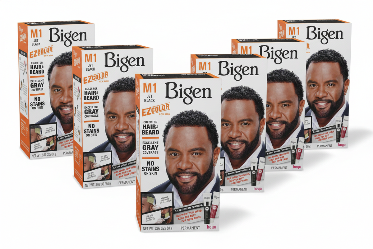 Bigen M1 Jet Black 6-Pack - Military V-Formation