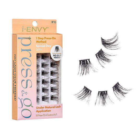 i-Envy Press & Go Press On Cluster Lashes 18 Pack