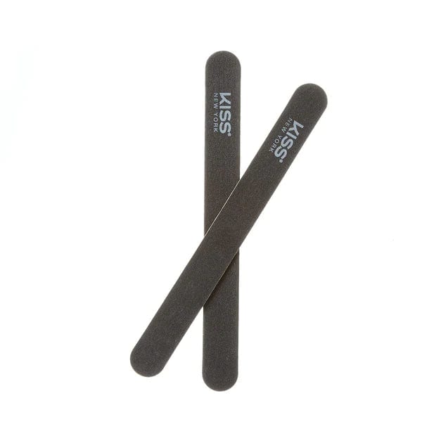 KISS New York Professional Emery Boards, Dual-Sided Shaping & Smoothing Nail Files 2-Pack - F232