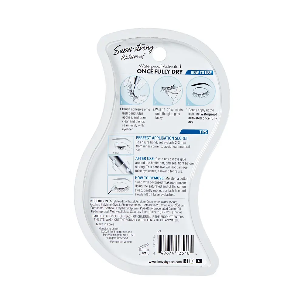 i-Envy Super Strong Waterproof Strip Lash Adhesive Black KPEG21