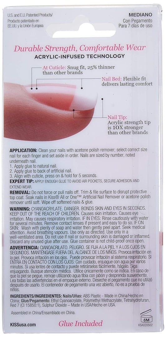 Kiss Salon Acrylic FN Kit - Sure Thing KSA07