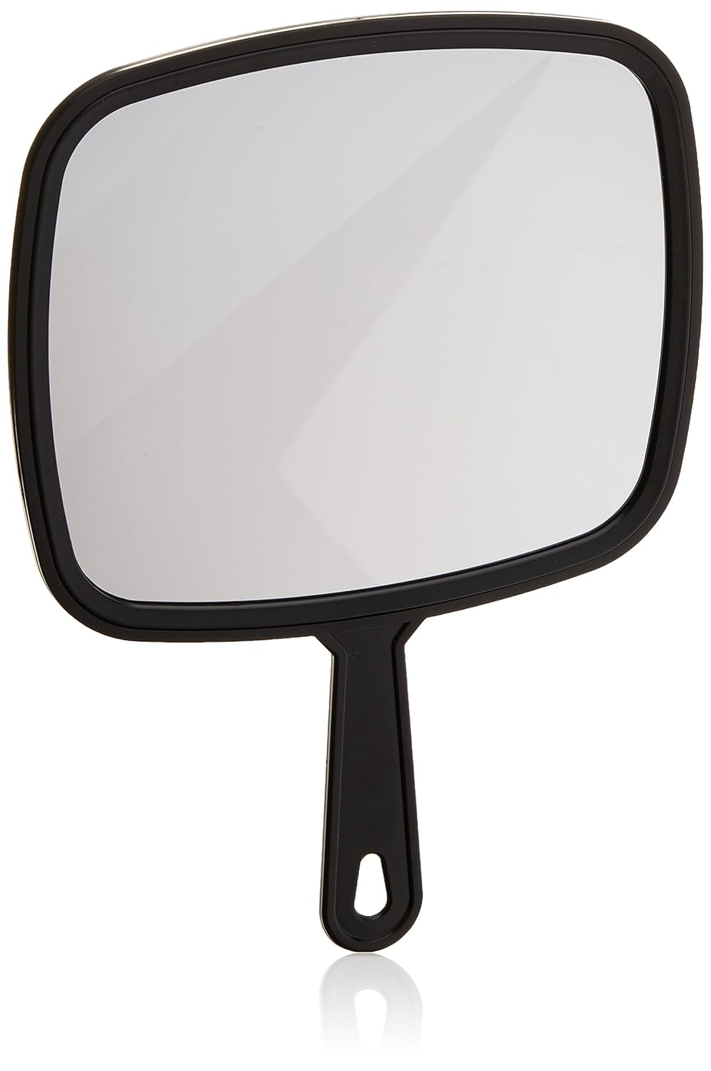 Large TV Hand Mirror - Wide View Single-Sided Handheld Personal Grooming Mirror