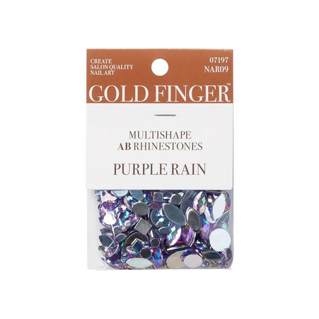 GoldFinger 3D Nail Art Rhinestones - Flatback Crystal Gems & Charms for Acrylic & Gel Manicures