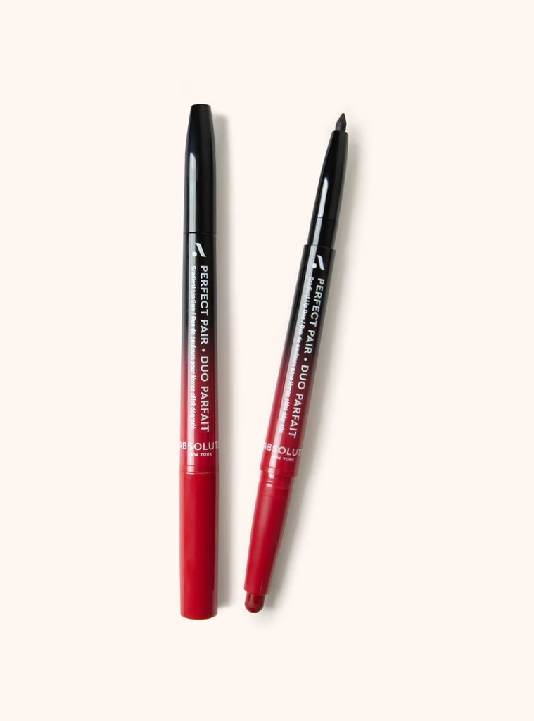 Absolute Perfect Pair Gradient Lip Duo, Dual-Ended Ombre Lipstick & Lip Liner Pen