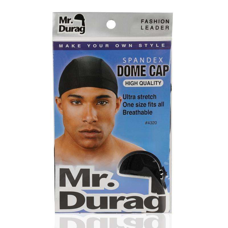 Annie #4320 Mr. Durag Spandex Dome Cap Black