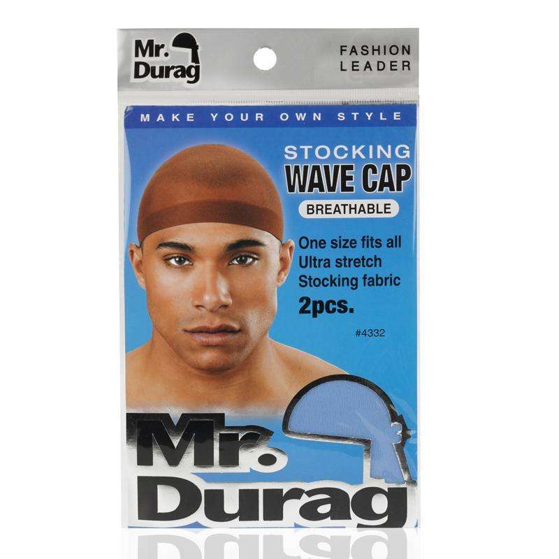 Annie Mr. Durag Breathable Stocking Wave Cap Assorted Colors 2 PCS #4332