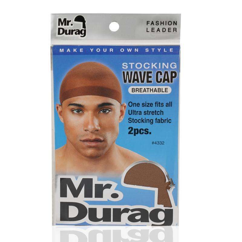 Annie Mr. Durag Breathable Stocking Wave Cap Assorted Colors 2 PCS #4332