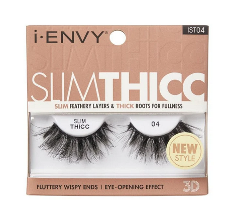 i-Envy Slim Thicc 3D Eyelashes Fluttery Wispy False Lashes Fake Lashes IST