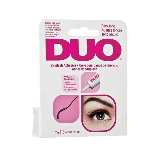 DUO Striplash Adhesive 0.25 oz (7g) - Clear & Dark Professional Eyelash Glue