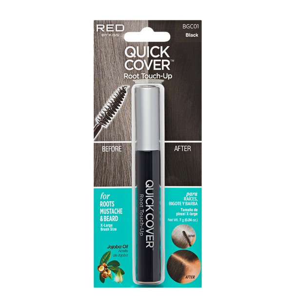 Kiss Colors Quick Cover Gray Hair Touch-Up Brush-In Color Applicator (.25 oz)