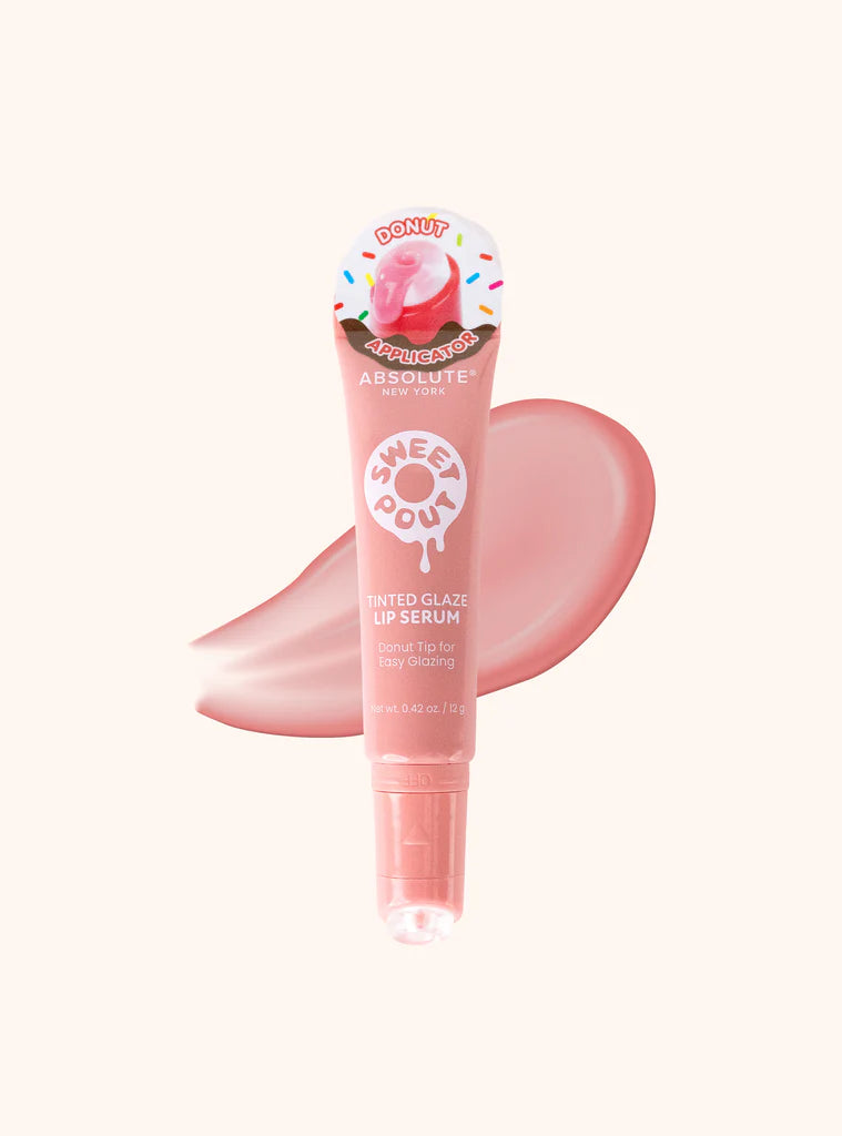 Absolute Sweet Pout Tinted Glaze Lip Serum, High-Shine Hydrating Plumping Gloss - MLSP
