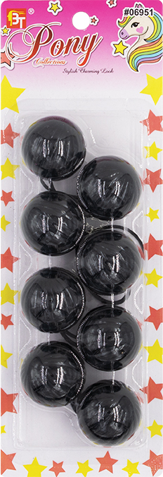 Beauty Town 40mm Double Ball Ponytail Holders - Bubble Hair Ties