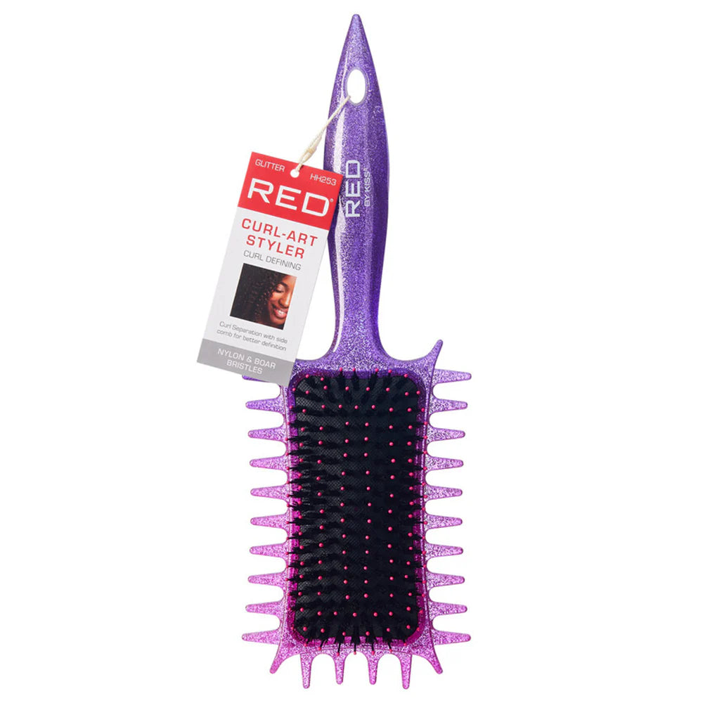 Red by Kiss Glitter Curl-Art Styler Brush – HH253