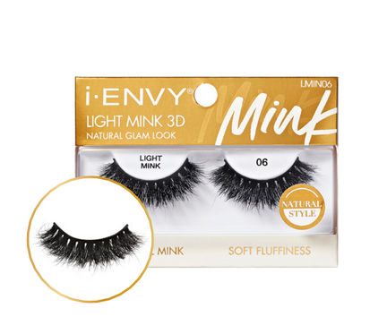 i-Envy Light Mink 3D Eyelash Collection - Multi-Pack