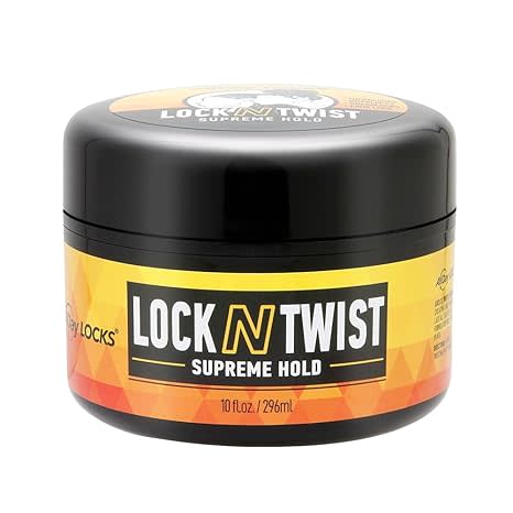 AllDay Locks Lock N Twist Gel - Firm Hold Twist & Loc Styling Gel for Natural Hair 10 oz