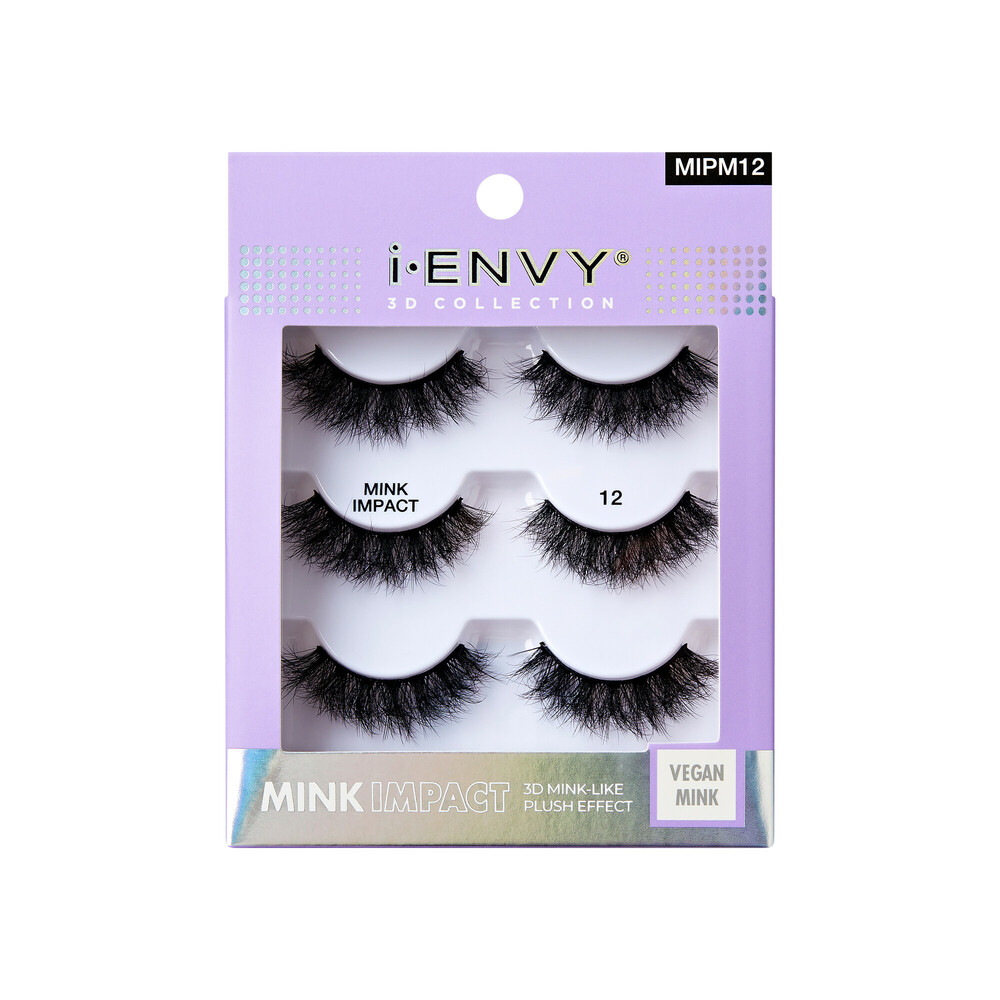 i-Envy Multi 3D Mink Impact False Eyelashes Multipack