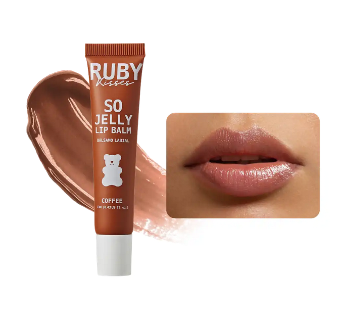Ruby Kisses So Jelly Tinted Lip Balm - 3-in-1 Gloss Tint & Hydrating Treatment (0.43 oz)