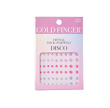Gold Finger Crystal Stick on Jewels