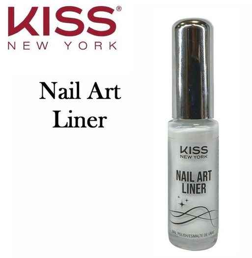 KISS New York Nail Art Liner, Precision Detailing Brush Long-Wear Liquid Polish