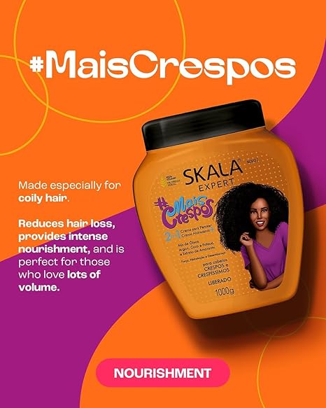 Skala Mais Crespos 2 in 1 Treatment + Leave In 35.2 oz