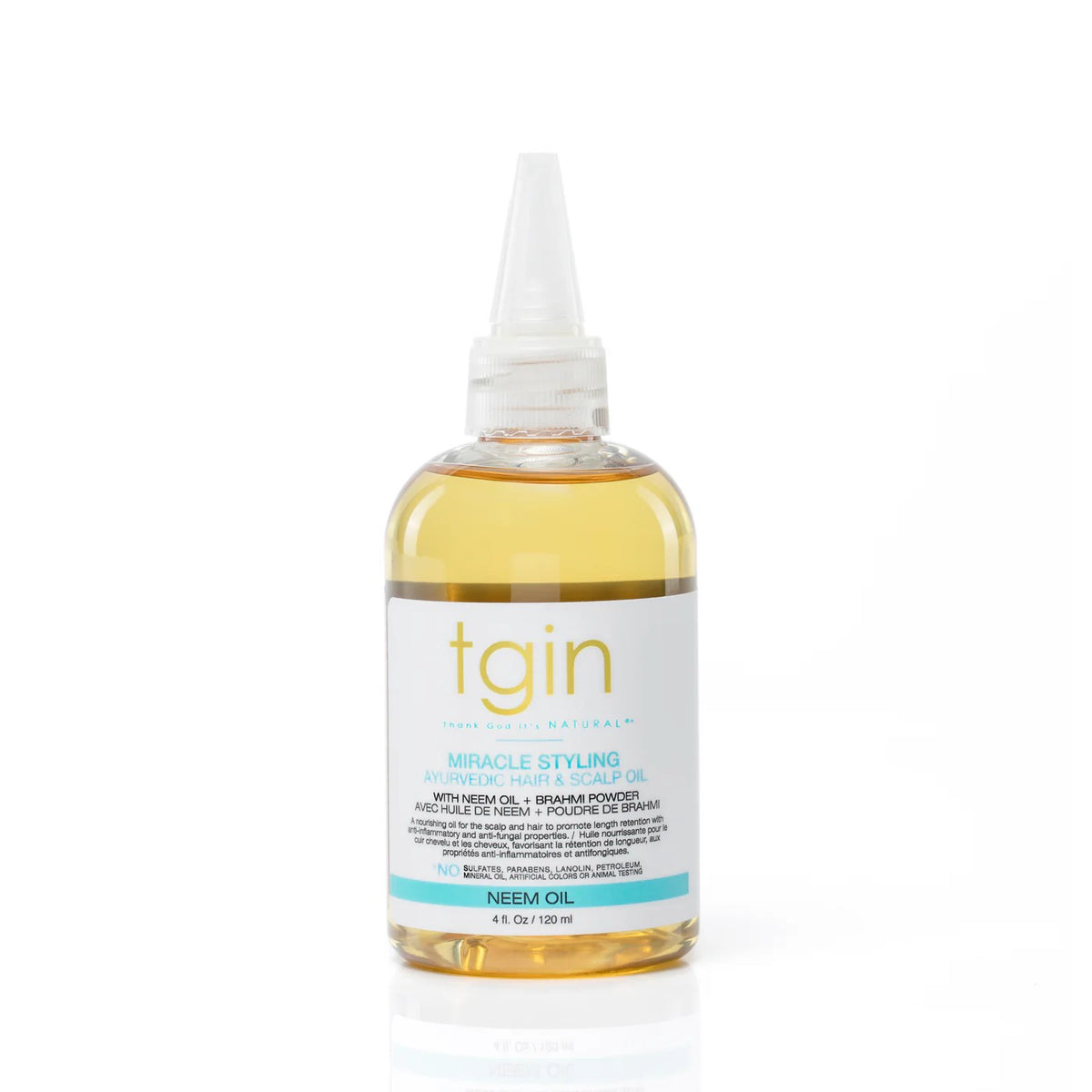 tgin Miracle Styling Ayurvedic Hair & Scalp Oil 4 oz