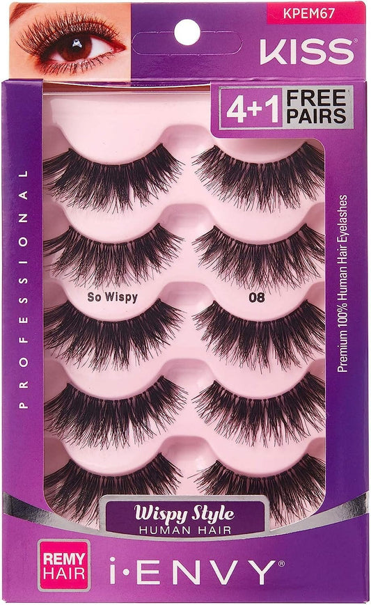Kiss i-Envy So Wispy Strip Lashes Multi Pack