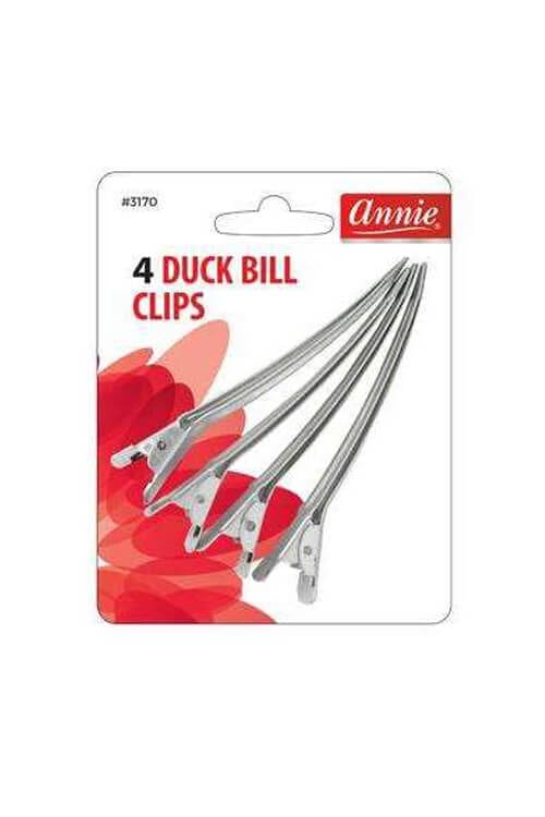 Annie #3170 Metal Duck Bill Clips 4 ct