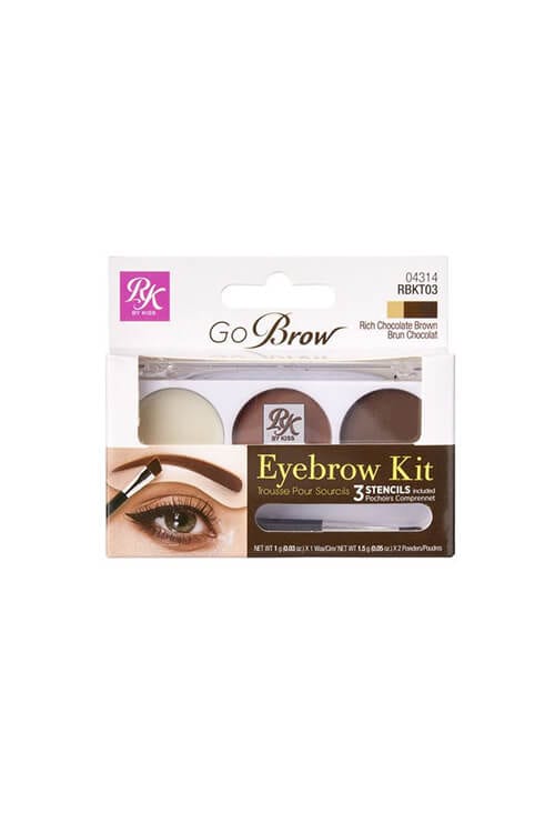 Ruby Kisses Go Brow Eyebrow Kit Chocolate Brown