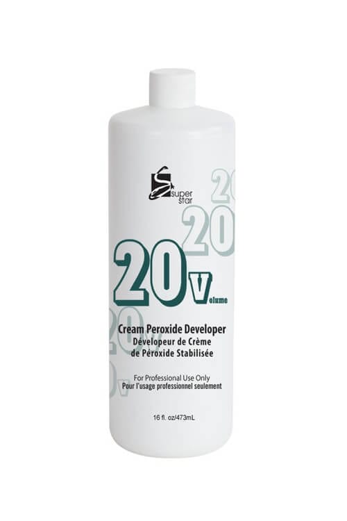 Super Star 20 Volume Cream Peroxide Developer 16 oz