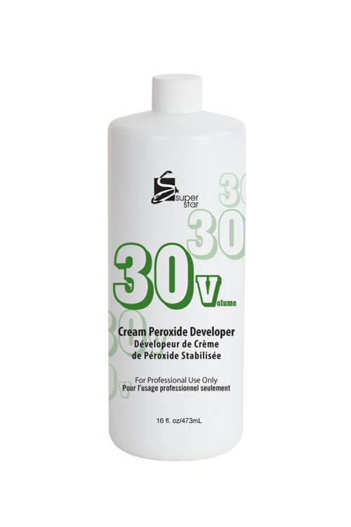 Super Star 30 Volume Cream Peroxide Developer 16 oz