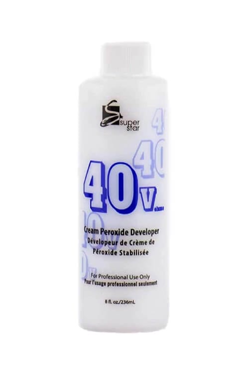 Super Star 40 Volume Cream Peroxide Developer 4 oz