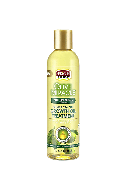 African Pride Olive Miracle Olive & Tea Tree Growth Oil Treatment 8 oz
