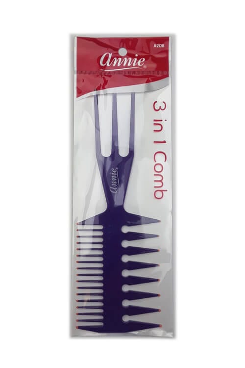 Annie #208 3-in-1 Comb Assorted Colors