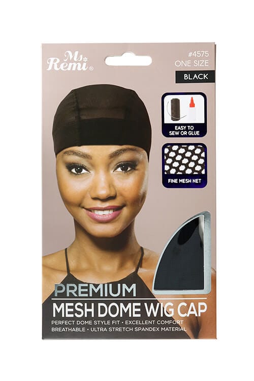Annie #4575 Ms. Remi Premium Mesh Dome Wig Cap Black