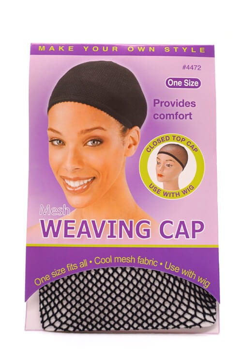 Annie #4472 Ms. Remi Mesh Weaving Cap Black