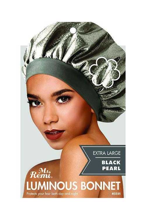 Annie #3591 Ms. Remi Extra Large Luminous Bonnet - Black Pearl
