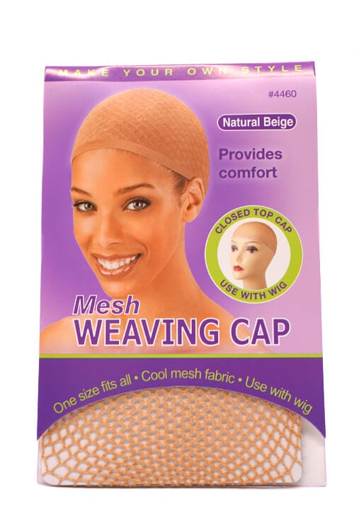 Annie #4460 Ms. Remi Mesh Weaving Cap Natural Beige