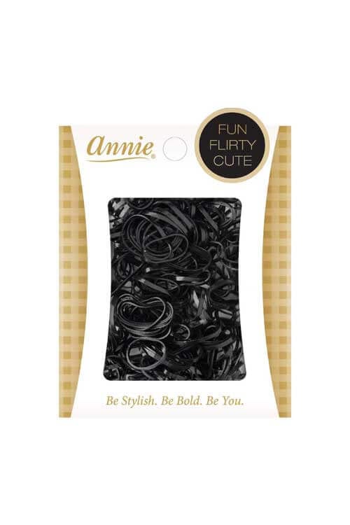 Annie #8551 Black Rubber Bands 250 ct