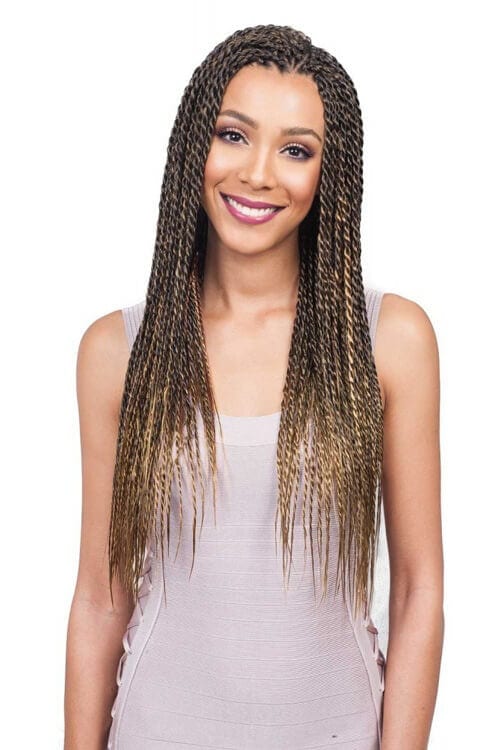Bobbi Boss Feather Tip 54-Inch Pre-Stretched Synthetic Braiding Hair