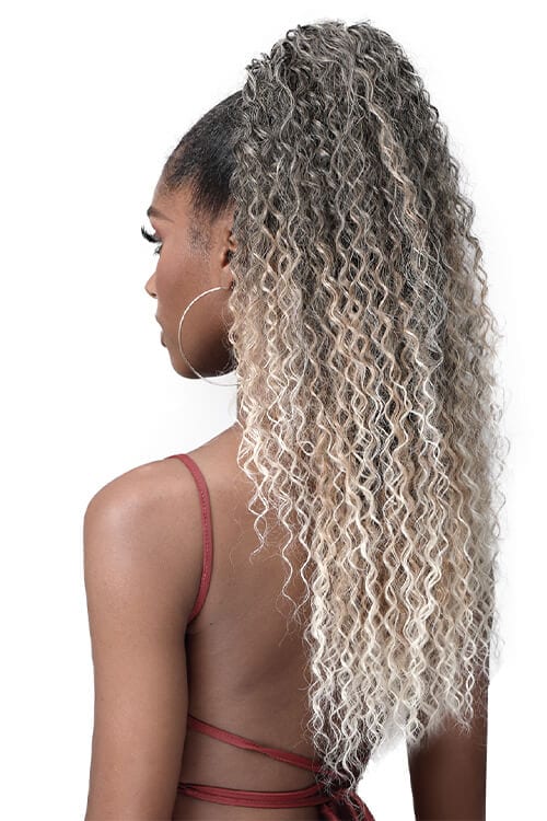 Bobbi Boss Tress Up Ponytail Water Wave 28 Back