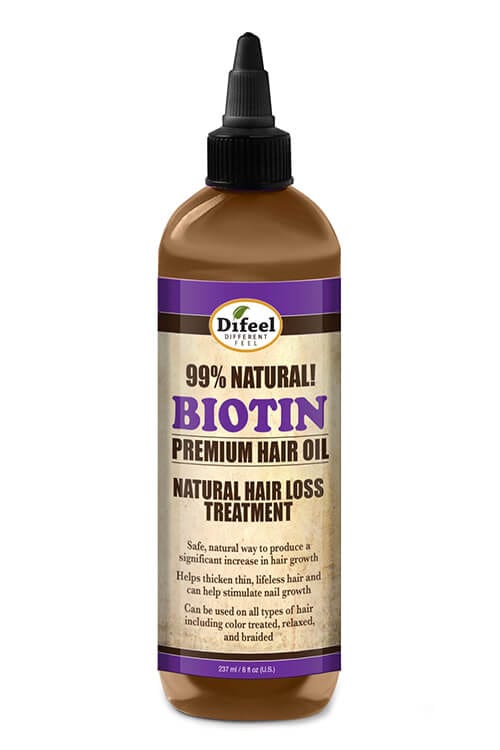 Difeel 99% Natural Biotin Premium Loss Treatment 8 oz