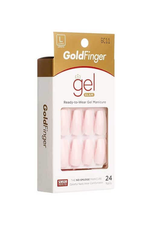 Gold Finger Gel Glam Manicure GC11Packaging Side