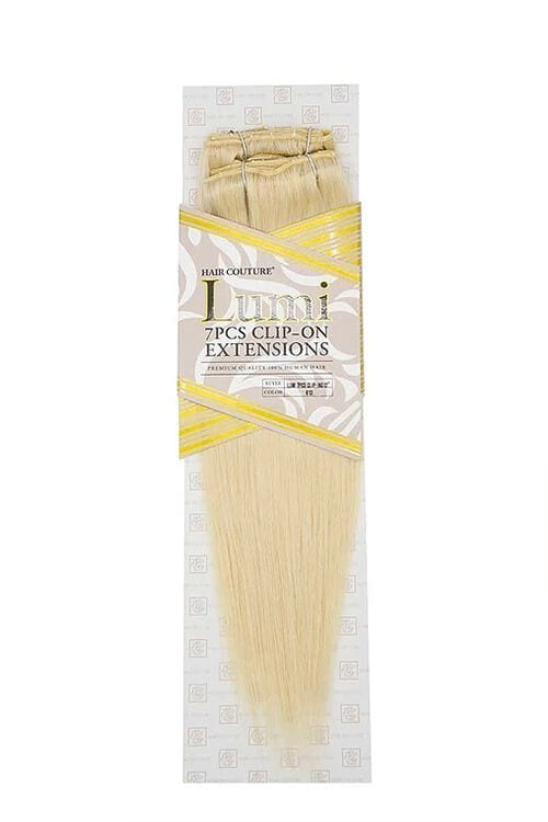 Hair Couture 100% Human Hair Extensions Pure 7 piece Clip-ins - Water Wave  18