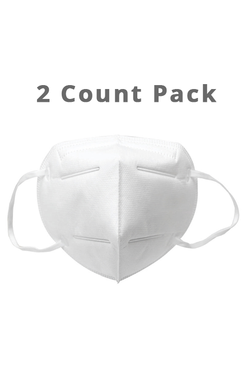 KN95 Disposable Face Mask without Valve (2ct)