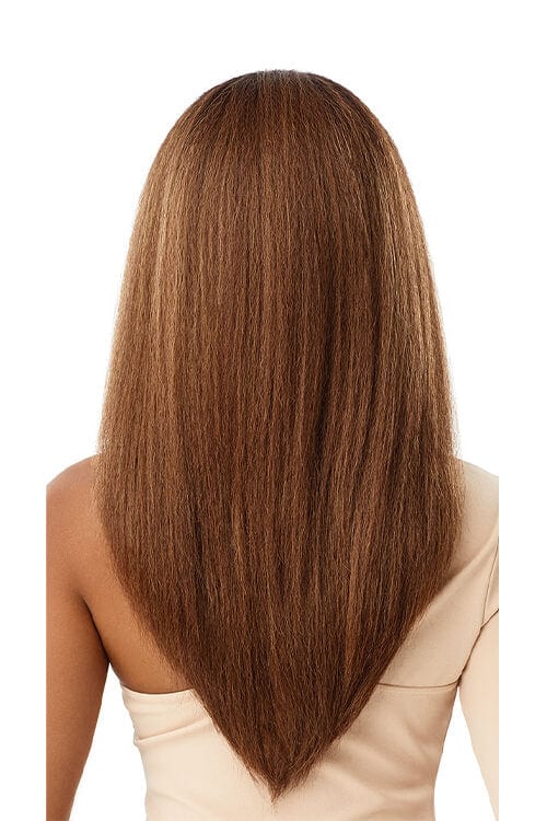Outre Soft and Natural Neesha H302 Quick Weave Synthetic Half Wig Back