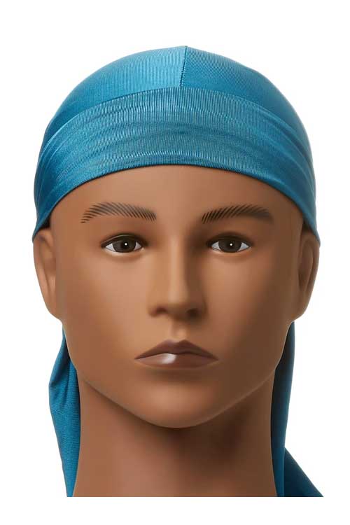 Red Bow Wow X Power Wave Spandex Durag HDUPPS06 Blue Mannequin Head Front