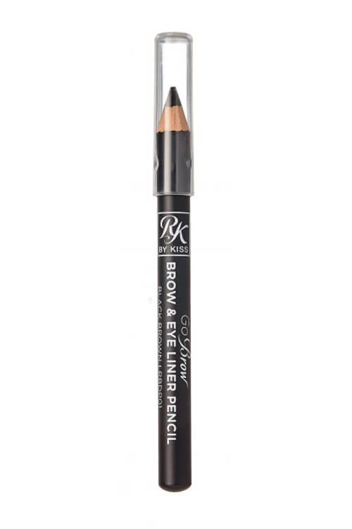 Ruby Kisses Go Brow Water Resistant Duo Pencil Black Brown