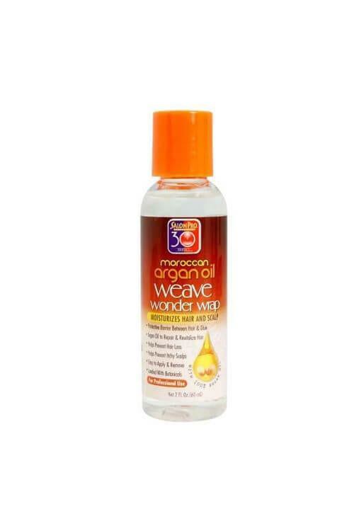 Salon Pro 30 Sec Moroccan Argan Oil Weave Wonder Wrap Clear 2 oz