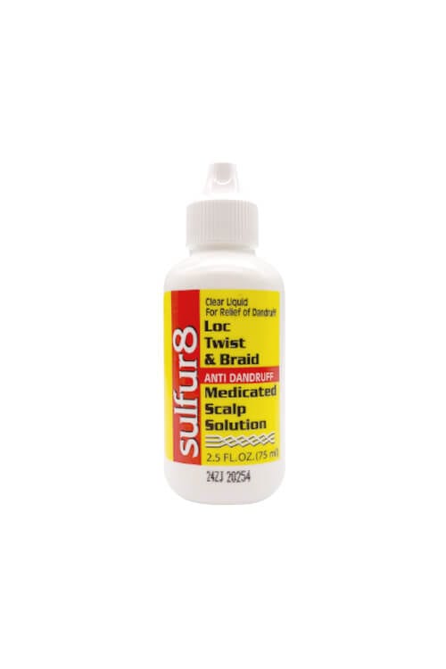 Sulfur8 Loc Twist and Braid Anti Dandruff Medicated Scalp Solution 2.5 oz